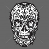 Spider Web Sugar Skull